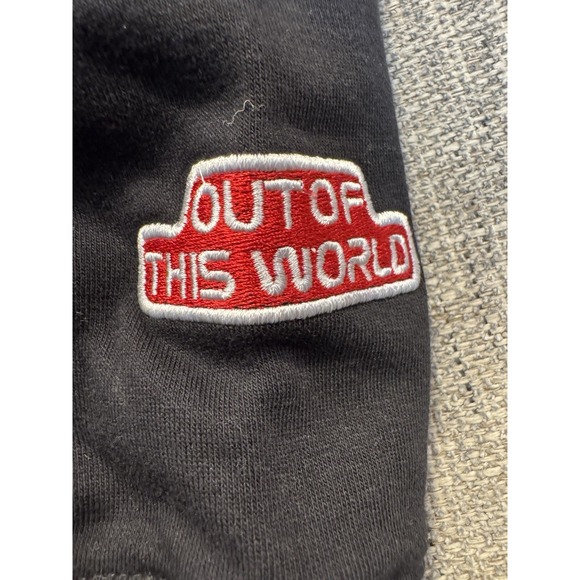 Eighty Eight Brand Hoodie Large‎ Astronaut Outer Space Black NASA Patch Work - Picture 11 of 14